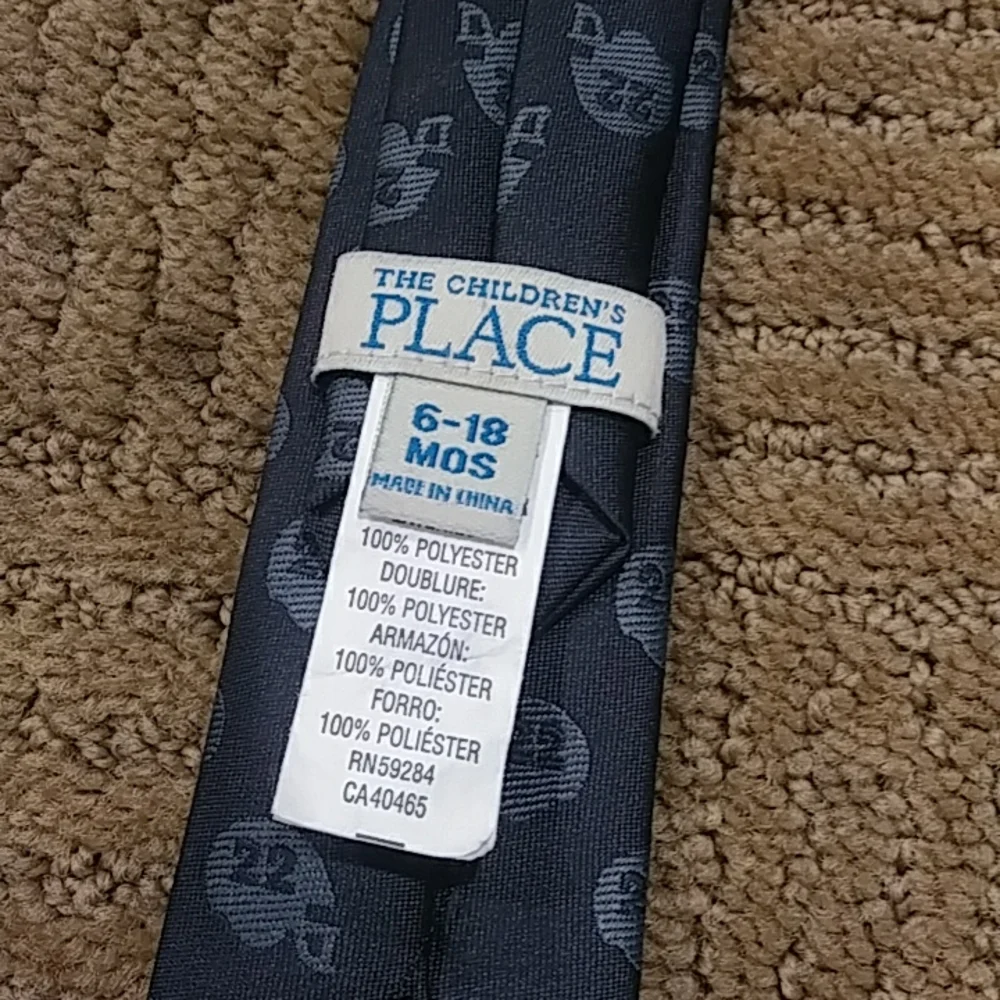 Children's Place clip on football tie 6-18 mos